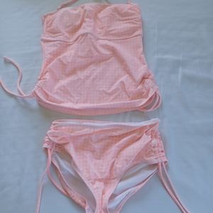 White and pink swimsuit size small